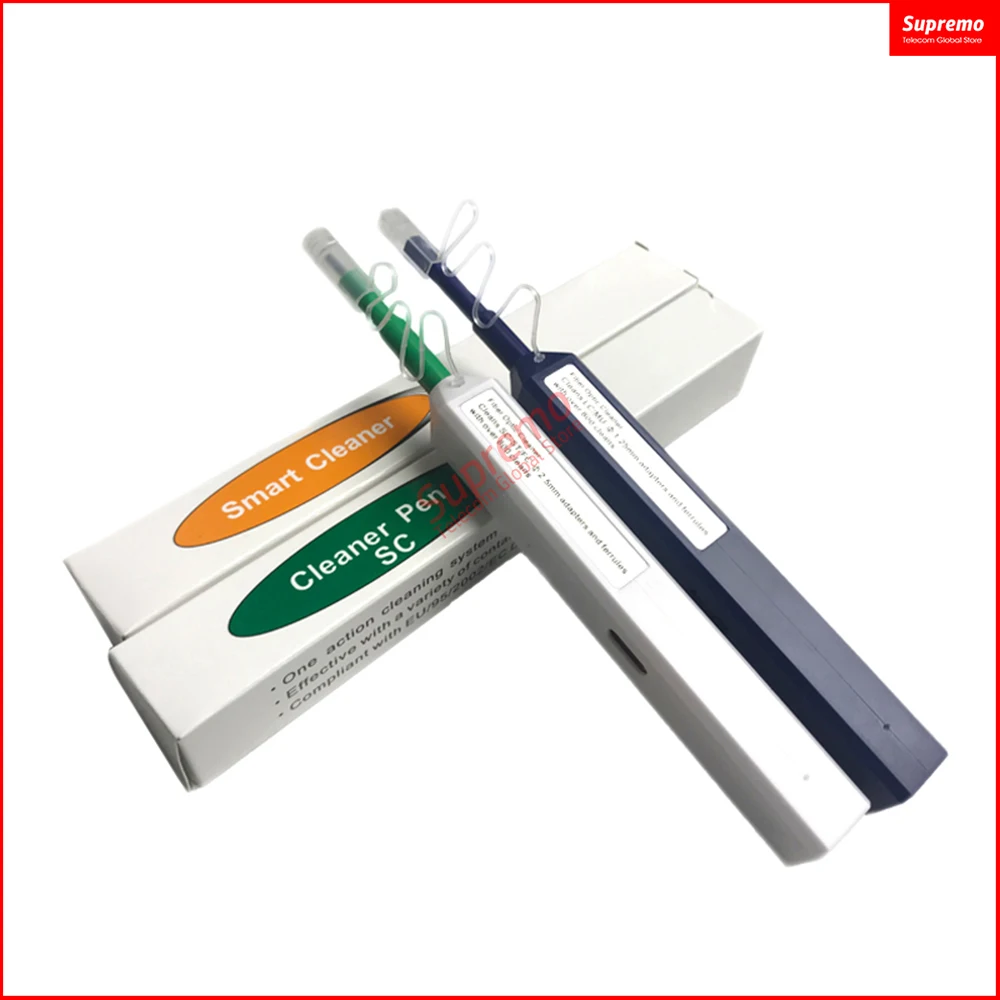 

LC/SC/FC/ST One Touch Cleaning Tool 1.25mm and 2.5mm Cleaning Pen 800 Cleaning Fiber Optic Cleaner