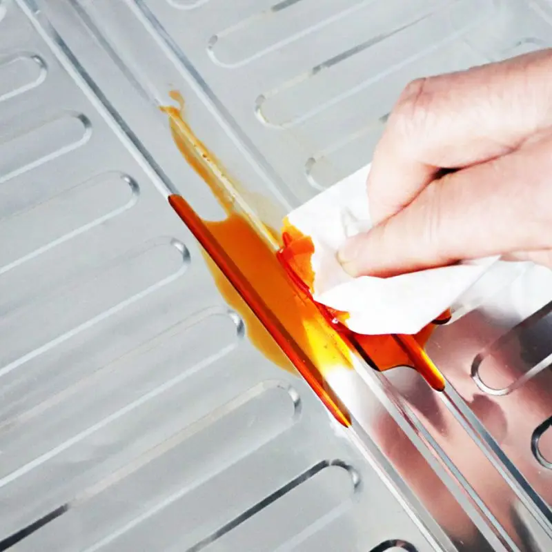 

Gas Stove Foil Paper Insulation Grease Film Oil Block Splash Bake Plate Deflector Kitchen Accessories Deflector Aluminum Plate