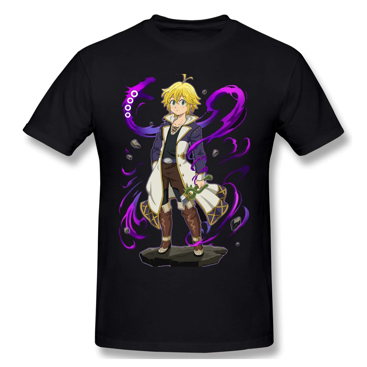 Новая летняя футболка Meliodas с принтом &quotгрех дракона греха&quot|Мужские футболки| |