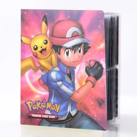 pokemon map 240pcs 4pocket holder collections cards album book game characters book binder folder toy gift for kid pikachu vmax