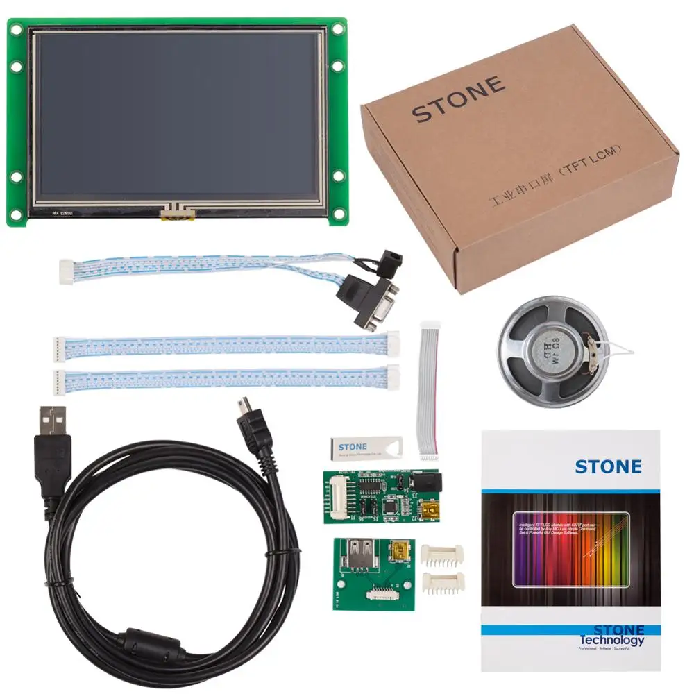 Камень настроить любой размер TFT LCD модуль и 4 3 HMI монитор с UART порт | Электронные