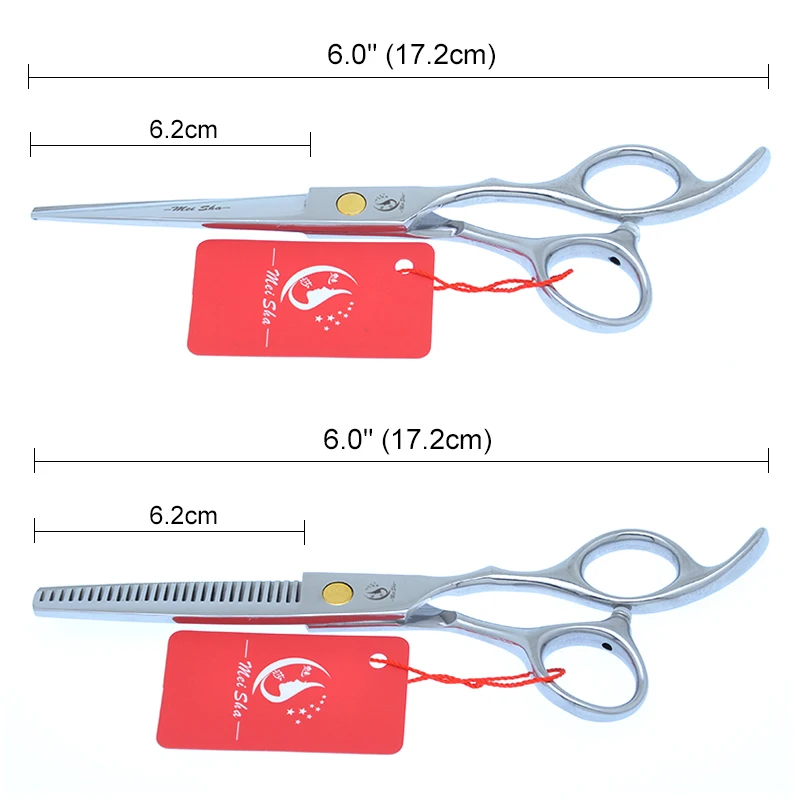 

Meisha 6 inch Professonal Hairdressing Scissors Kit Hair Cutting Scissors Thinning Shears Barber Salon Haircut Razors A0145A