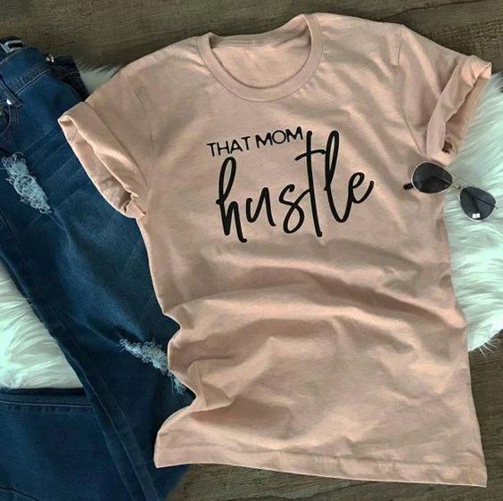 Что мама Hustle рубашка Мама Жизнь на День Матери футболка Материнство смешной