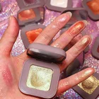 NOVO 12 оттенков тени для век из картофеля блестящие мерцающие Сияющие долговечные тени для век металлические пигментированные тени для век косметика