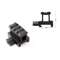 outdoor equipment qrs 20mm low base rail quick release heighten rails for flashlight accessories