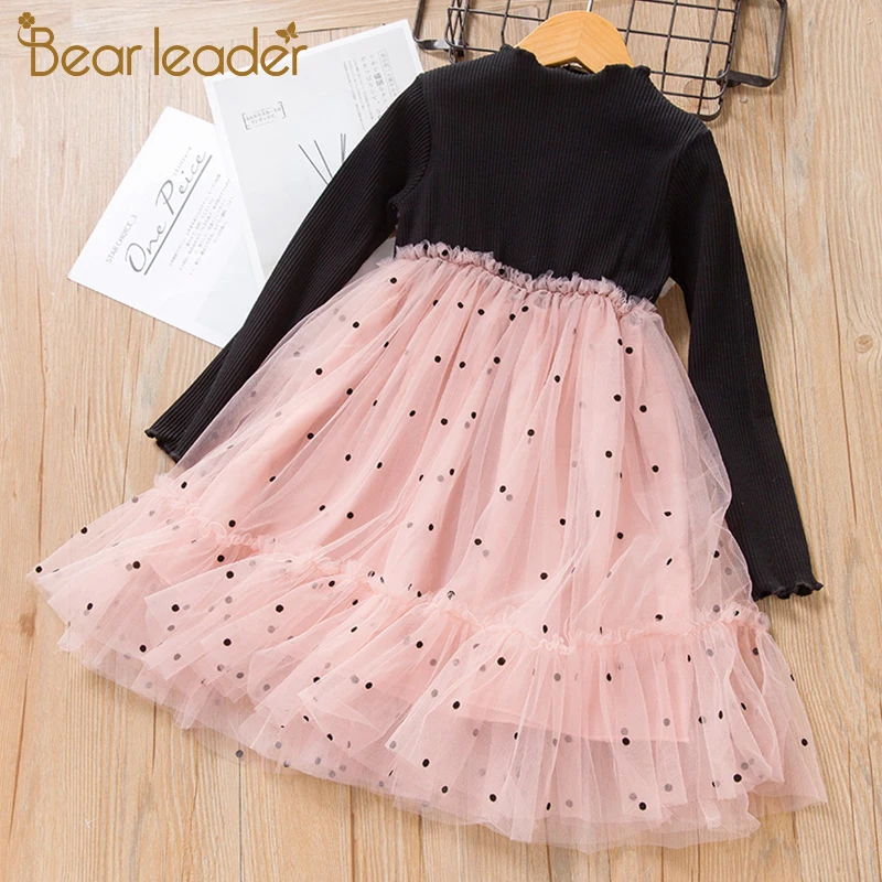 Платье для девочек Bear Leader платье вечеринок на весну и зиму вязанное в стиле