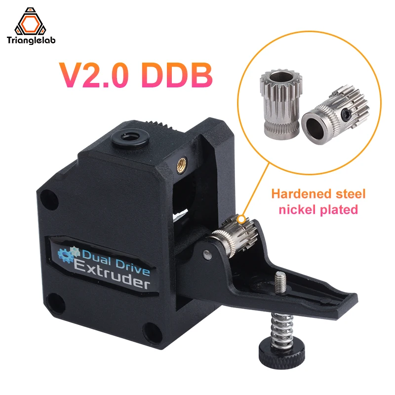 Экструдер Trianglelab DDB V2.0 Bowden и двухприводный экструдер для 3d принтера Ender 3 CR10 TEVO BLV