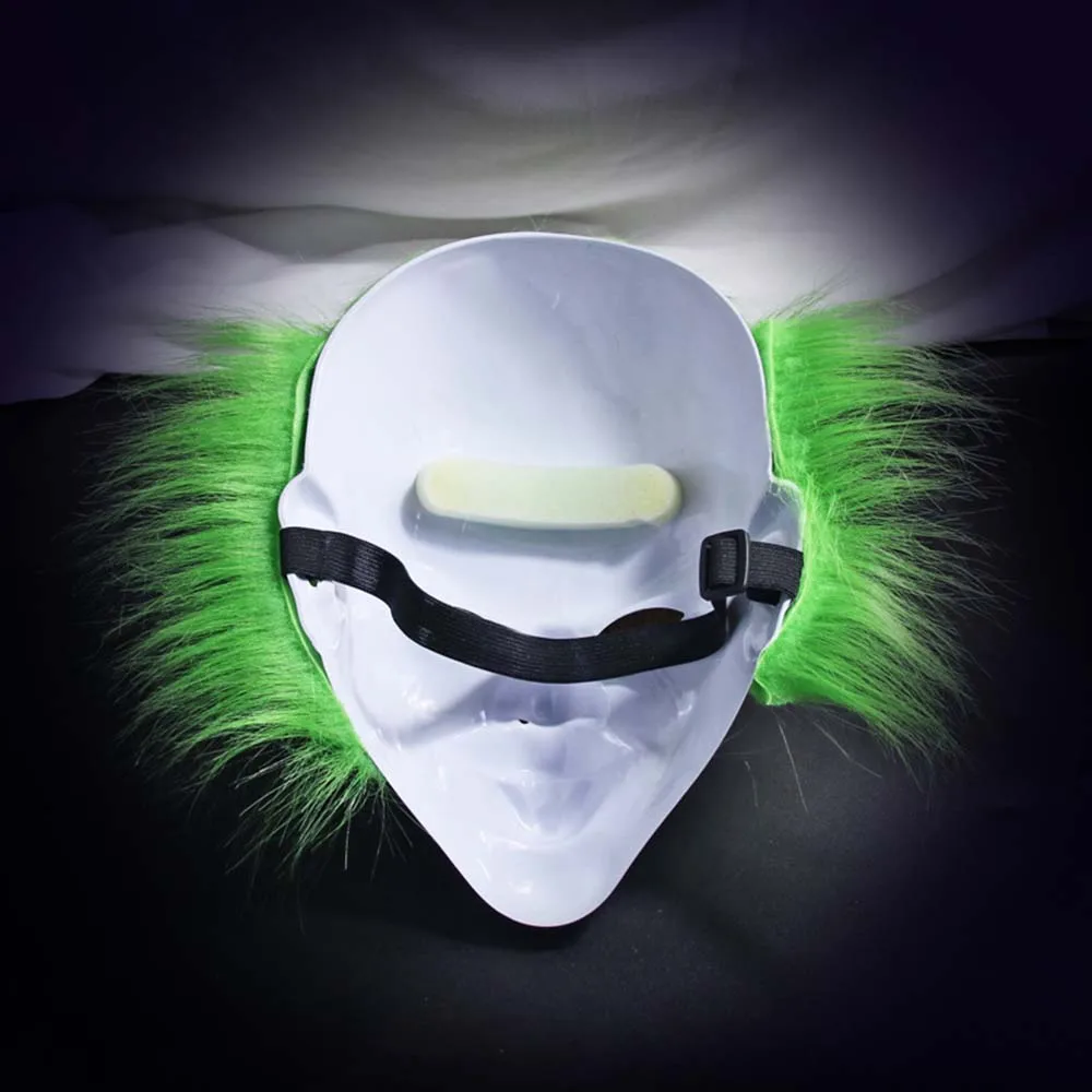 Новые забавные маски клоуна из фильма ужас Джокер для женщин и мужчин косплея