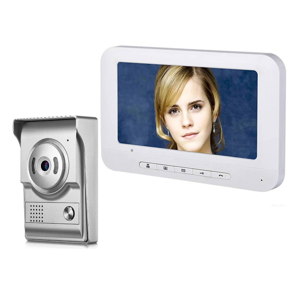Video Doorbell for Private House Videophones Interphone 1 to 1 Monitors Kits Option 7