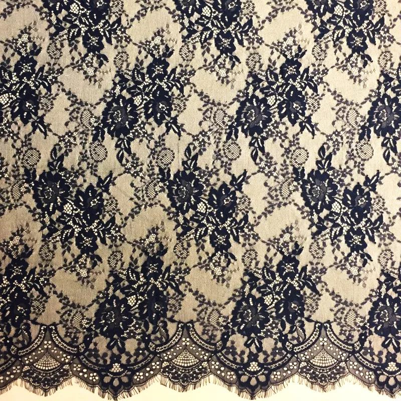 Factory Price French Chantilly Lace Fabric 150x300cm per Piece Eyelash Off white Lady Dress Making | Дом и сад