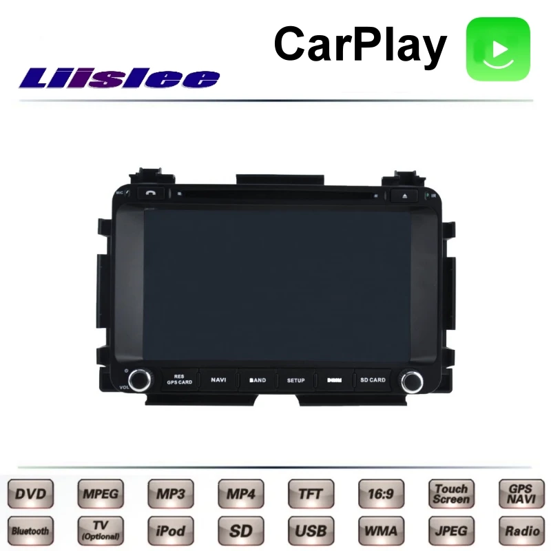Для Honda HR V HRV XRV Vezel 2013 ~ 2018 LiisLee Автомобильный мультимедийный ТВ DVD GPS Радио Carplay