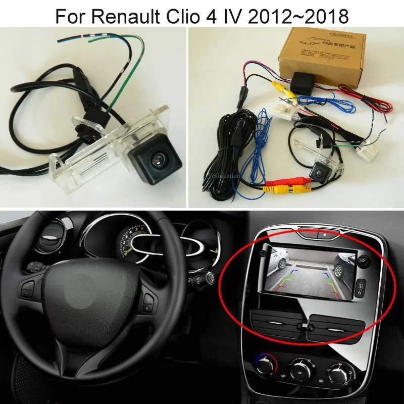 Yeshiбация Автомобильная камера заднего хода наборы для Renault Clio 4 IV 2012 ~ 2018