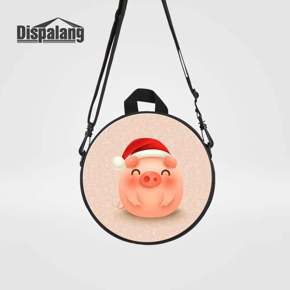 Backpack55 Dispalang новые Мультяшные детские сумки-мессенджеры с принтом лисы для девочек милые животные круглые Rugtas детские мини сумки через плечо - Цвет: Backpack55