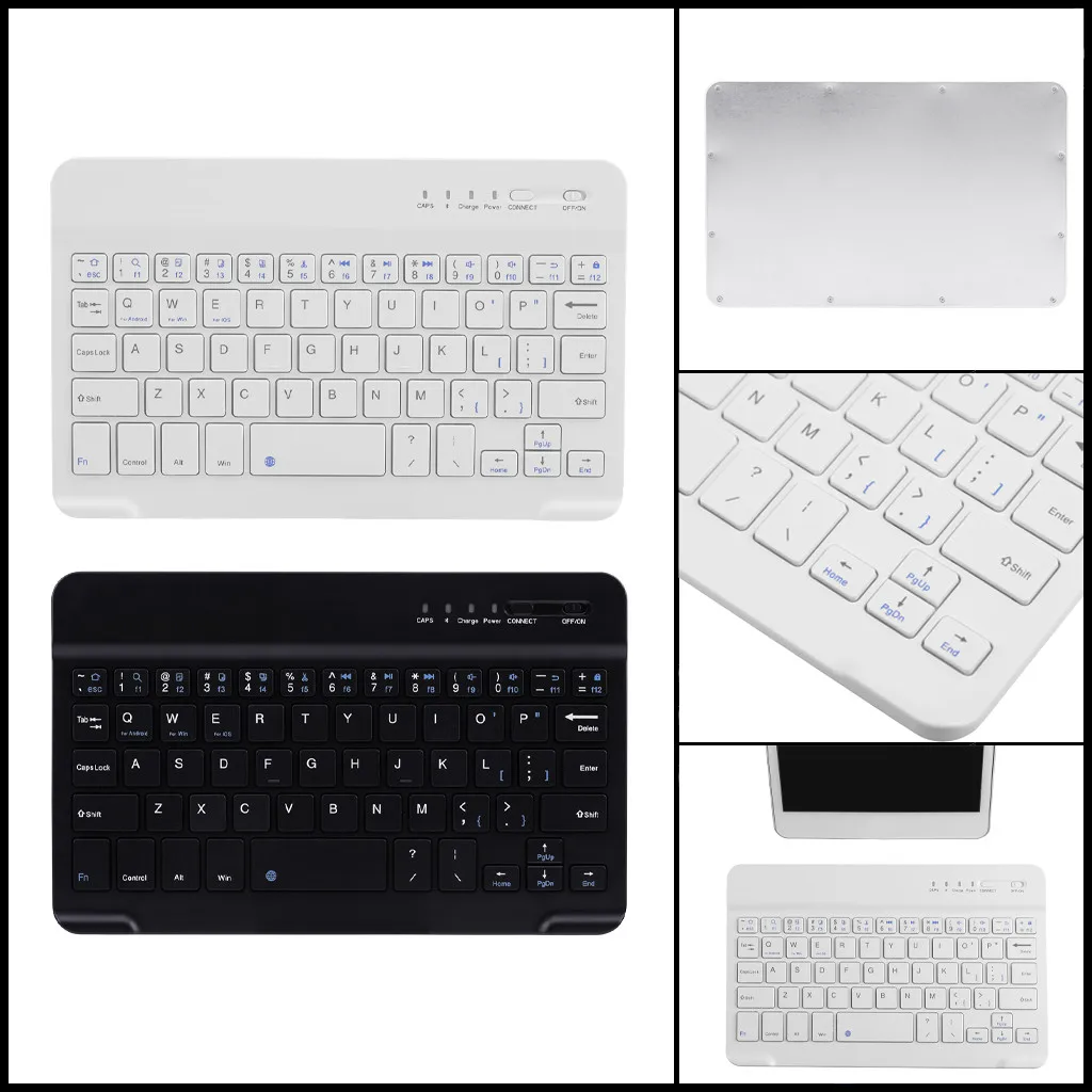 Беспроводная ультратонкая клавиатура для iPad 7-дюймовая Bluetooth с 59 клавишами