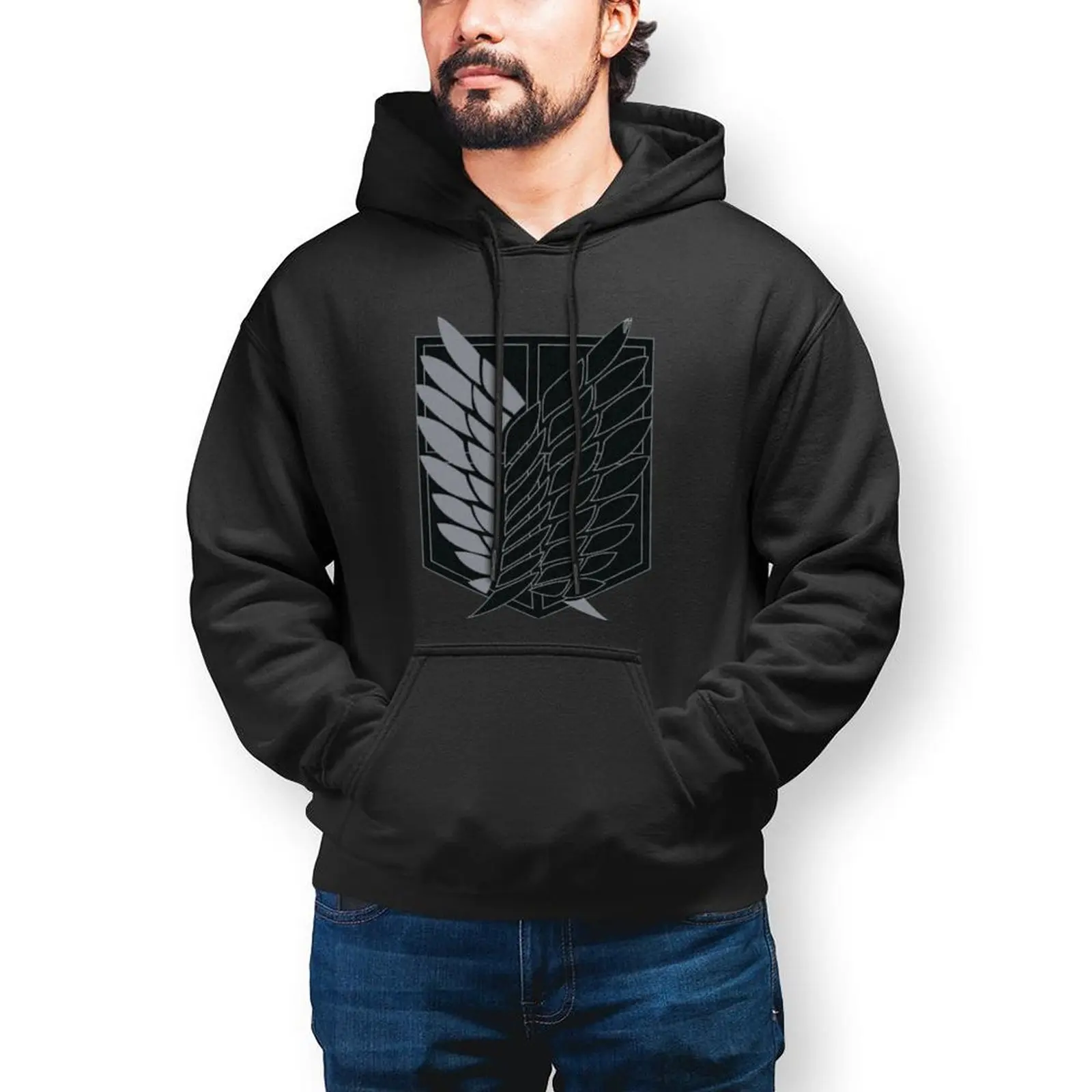 

Толстовка мужская с капюшоном из аниме «атака на Титанов»