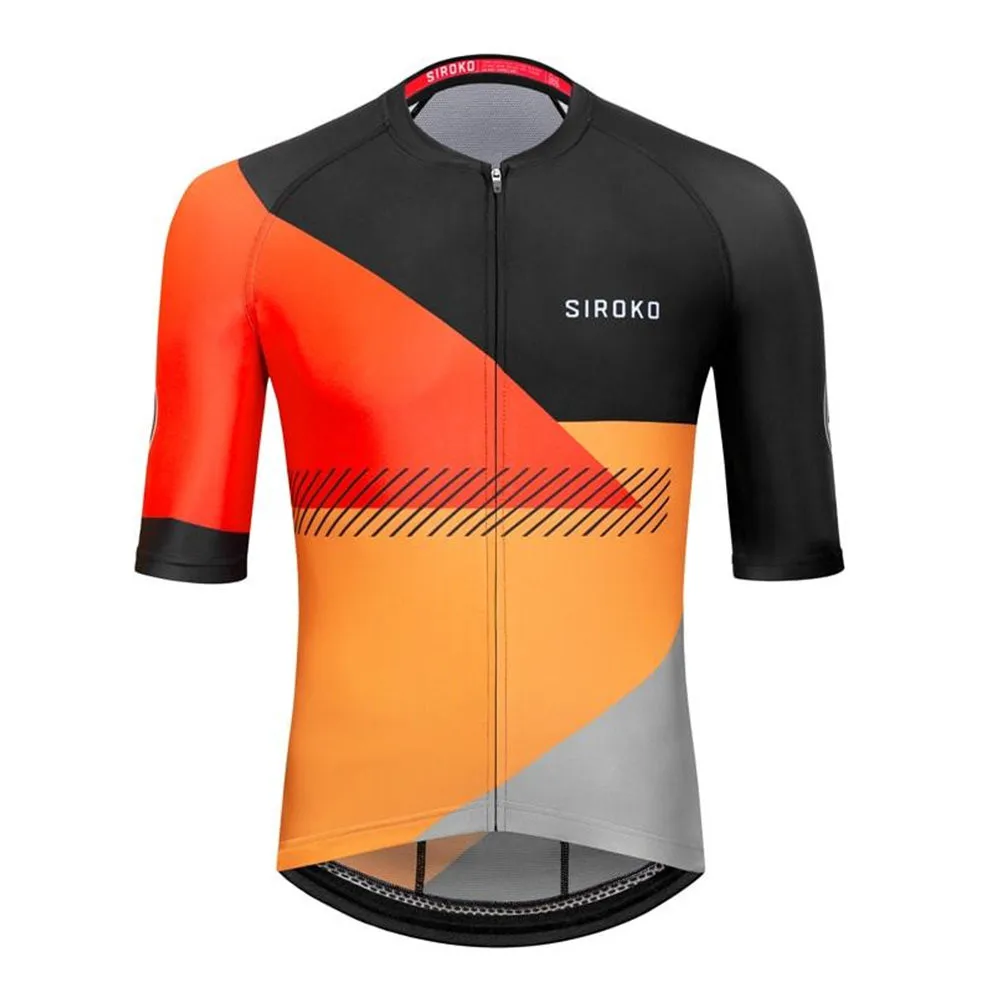 

Siroko Mens Clothes Pro Team Areo Cycling Jersey Short Sleeve Bicycle Mtb Road Bike Shirt Wear Ropa Ciclismo Clothing Breathable