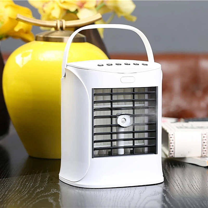 

Mini Air Cooler Mute Purifier Humidifier with UV Disinfection for Bedroom, Home, Car, Office