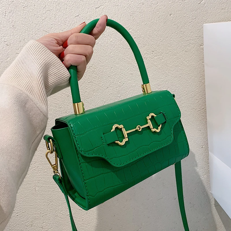 

с доставкой Stone pattern Small PU Leather Shoulder Crossbody Bags for Women 2021 Branded Designer Luxury Chain Handbags Purses