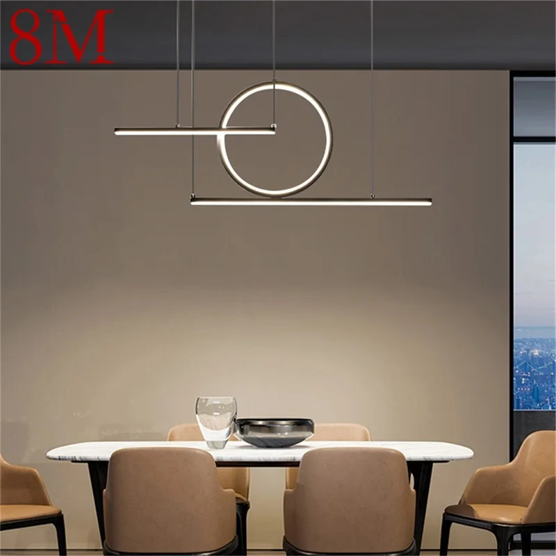 

8M Nordic Pendant Lights Gold Contemporary Creative Decoration LED Fixture For Home Living Room
