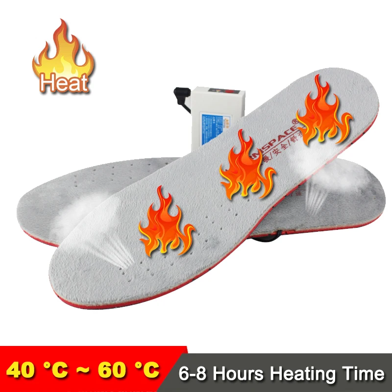 Стельки с подогревом и аккумулятором электрические подогреватели для ног
