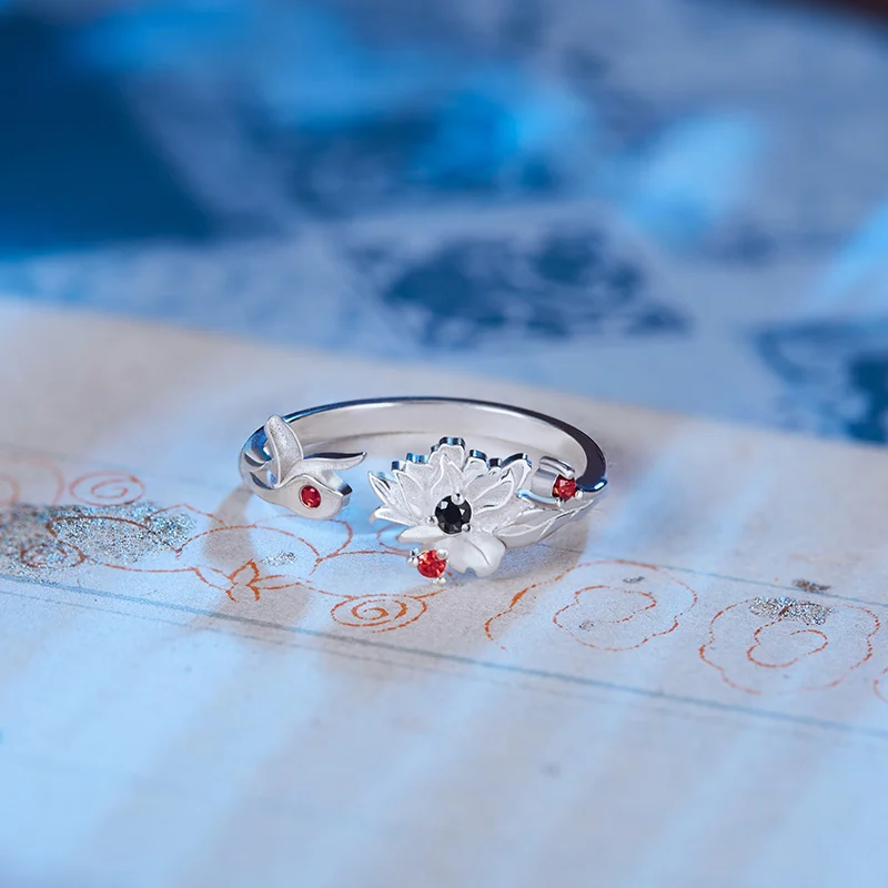 Цена Grandmaster Of Demonic Cultivation Ring 925 пробы Silver The Untamed Wei Wuxian Lan Wangji MDZS подарок Цена Grandmaster Of Demonic Cultivation Ring 925 пробы Silver The Untamed Wei Wuxian Lan Wangji MDZS подарок