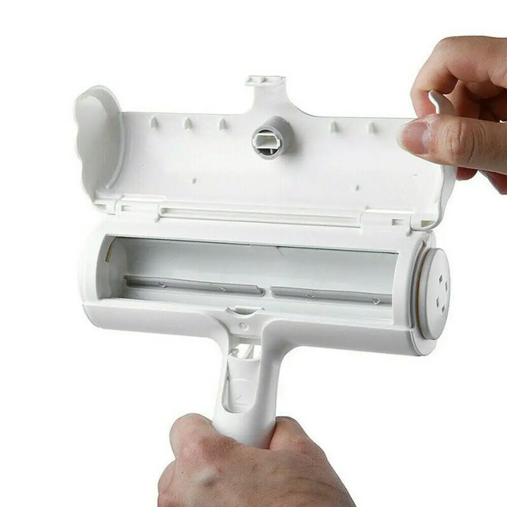 

Reusable Pet Hair Remover Roller Two-way Roller Lint Sticking Removing Dog Cat Hair Furniture Carpets Clothing Automatic Clean