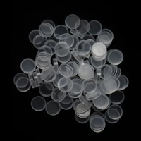 100pcs disposable eyelashes blossom cup eyelashes glue holder plastic stand quick flowering for eyelashes extension makeup tools