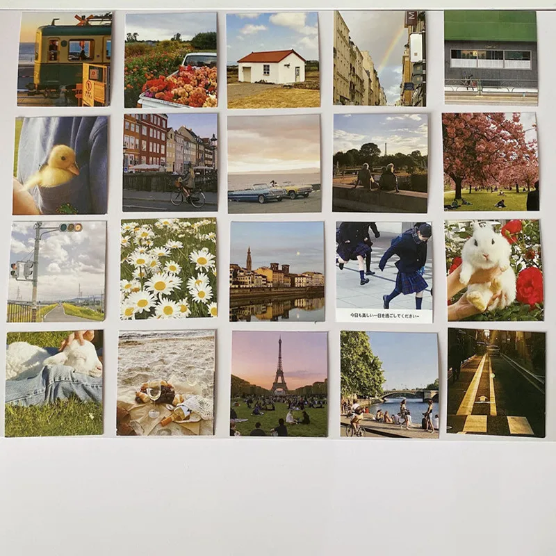 Ins Ретро нишевое забавное украшение стен карточка серия городской жизни Простота