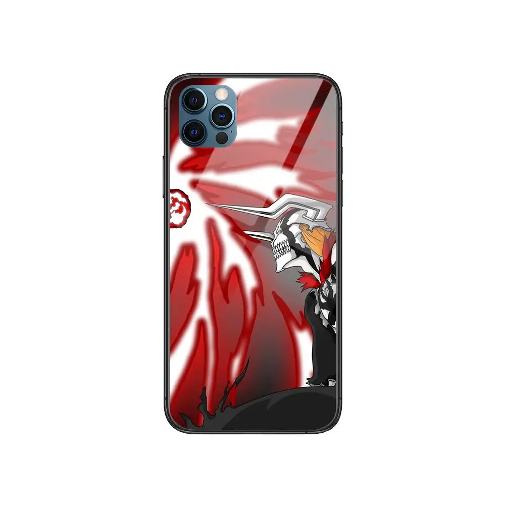 

Bleach anime Ichigo Kurosaki Anime Style Phone Case cover For iphone 12 pro max 11 8 7 6 s XR PLUS X XS SE 2020 mini black ce