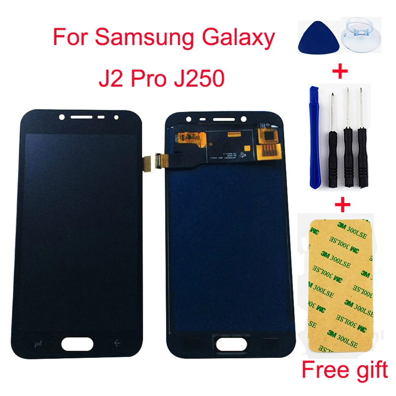 Для samsung Galaxy J2 Pro sm-j250 J250F J250H J250M/DS J2 сенсорный экран дигитайзер+ ЖК-дисплей монитор модуль в сборе