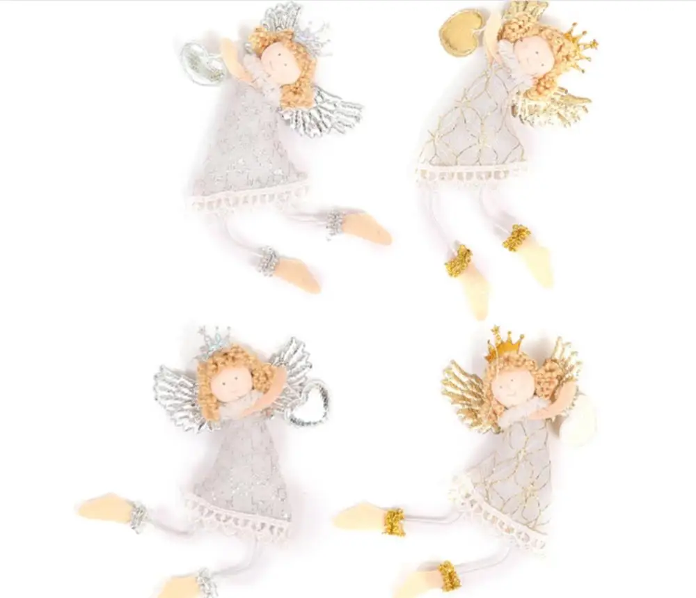 Christmas Tree Decorations Xmas party Gift Cartoon Cute Angel Hanging Ornament Decoration for home new year | Дом и сад
