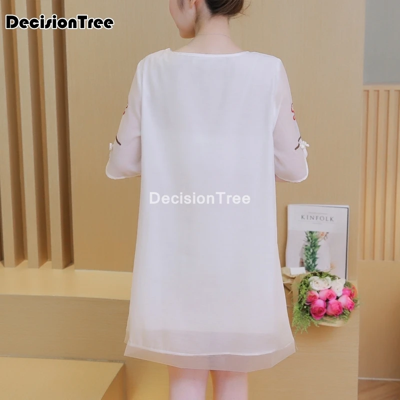 Платье-Ципао в ретро стиле платье-Ципао с вышивкой традиционном китайском платье