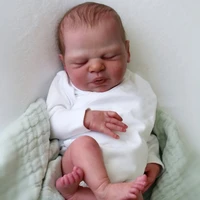 19 5inch macie reborn doll kit flexible soft touch vinyl unfinished doll parts diy unpainted bebe doll kit