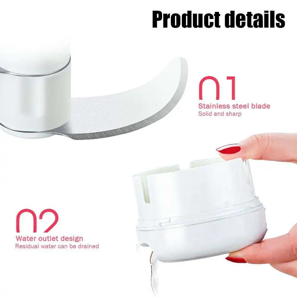 Mini Mincer Crusher Press for Meat Nuts Pepper Onion Multi-function Manual Food Processor Garlic Vegetable Grinder Chopper | Дом и сад