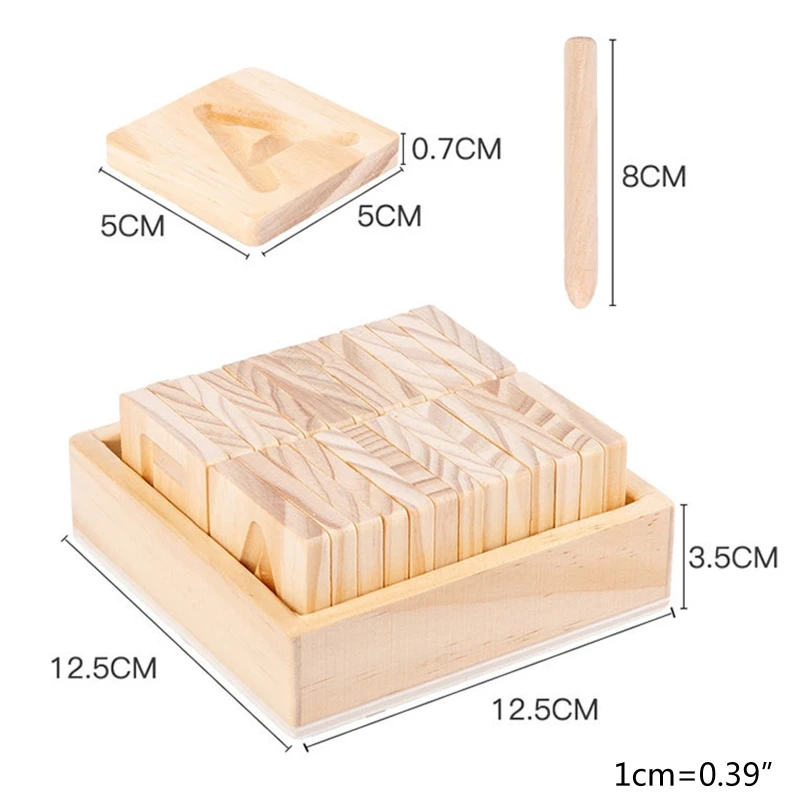 

Montessori Handwriting Alphabet Practice Board ABC Letters Learning For 3-7 Years Old Baby Toddler