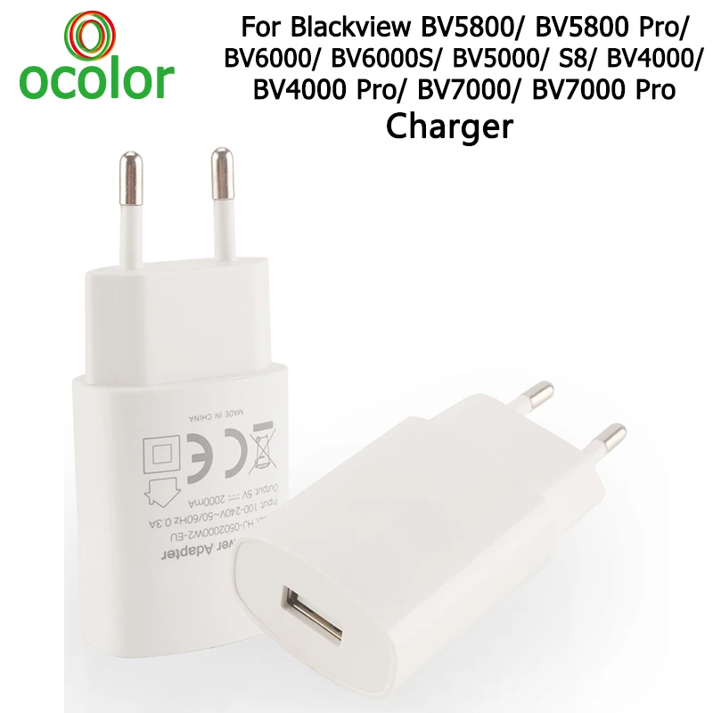 Ocolor для Blackview BV5800 BV5800Pro BV6000 BV6000S BV5000 S8 BV4000 Pro BV7000 зарядное устройство адаптер вилка