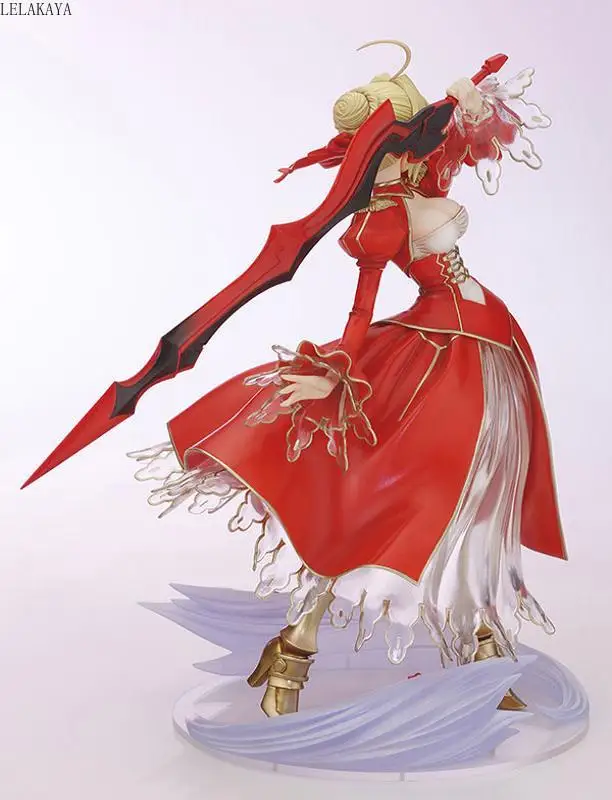 23 см Fate Stay Night Extra Red Saber Нерон Клавдий Цезарь Augustus Germanicus Боевая версия ПВХ фигурка Коллекция Модель