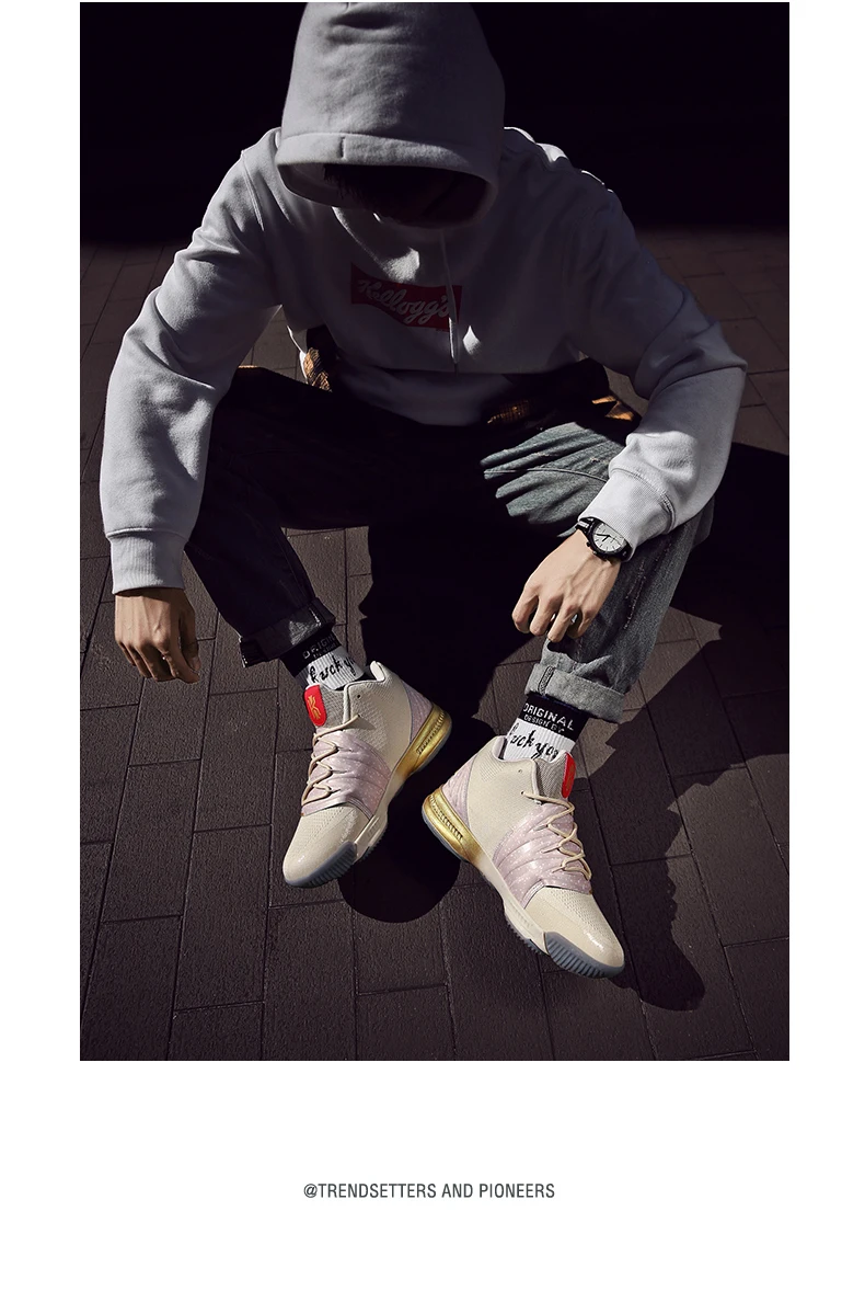 Men Jordan Basketball Shoes Cushioning Men's Basketball Sneakers Lebron Basketball Shoes Breathable Outdoor Combat Boots