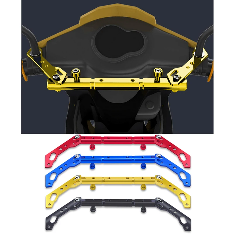 

1 комплект алюминиевая балансировочная штанга для мотоцикла, Прочный ЧПУ алюминиевый сплав, фоторычаг, стойка, поперечная штанга, руль