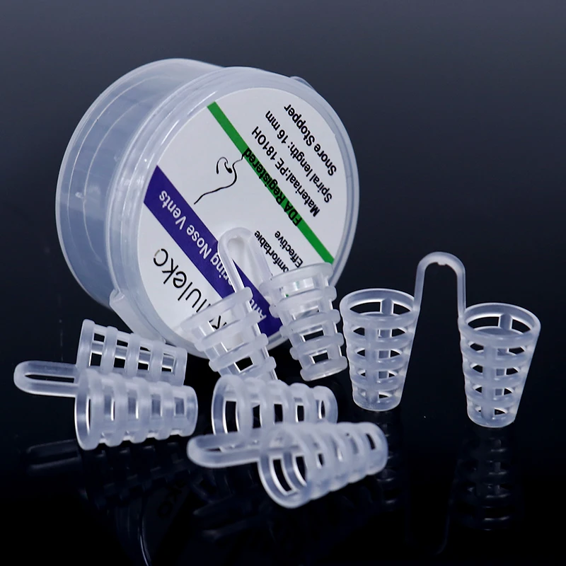 12 шт. новое мягкое Силиконовое устройство для остановки храпа против ночного сна