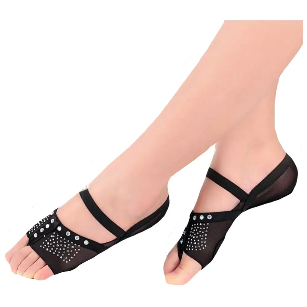 Новинка Дышащие носки для занятий балетом и йогой Носочки танца живота Сетчатые