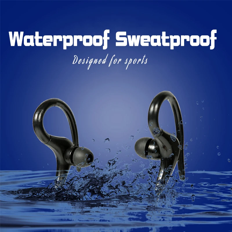 Улучшенная Спортивная Беспроводная Bluetooth гарнитура наушники 3D стерео