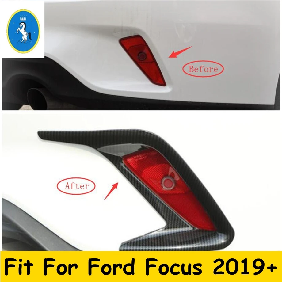 Аксессуары для задних противотуманных фар Yimaautotrims Обшивка Рамы фары Ford Focus 2019 2020