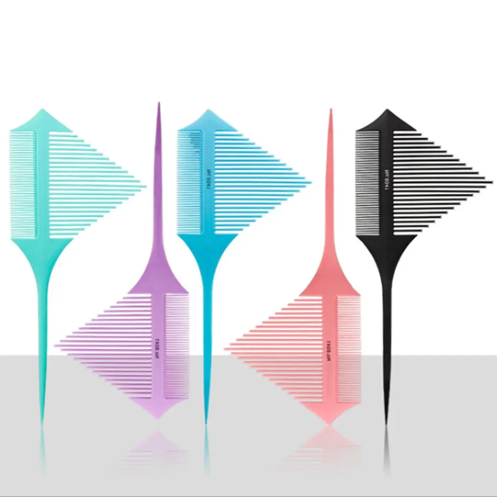 

Hair Dyeing Comb Multifunctional Double-sided Pointed-tail Triangle Pick Comb Portable Comb For Hairstylist