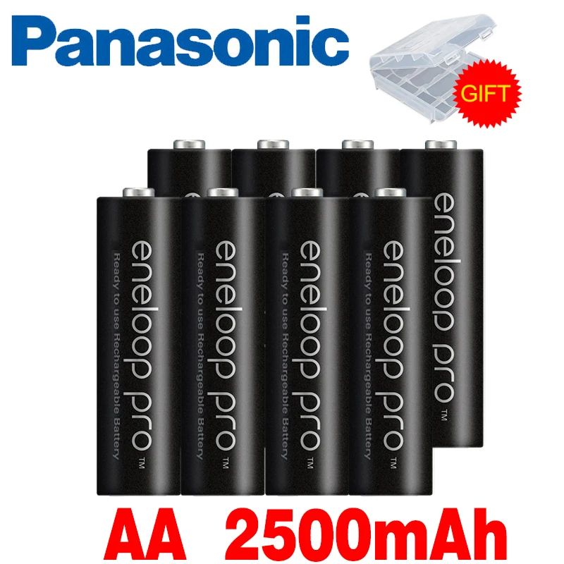 2~ 20 шт Новинка для-Panasonic Оригинальная батарея Pro AA 2500mAh 1,2 V Ni-MH камера игрушка-фонарик предварительно заряженные аккумуляторы