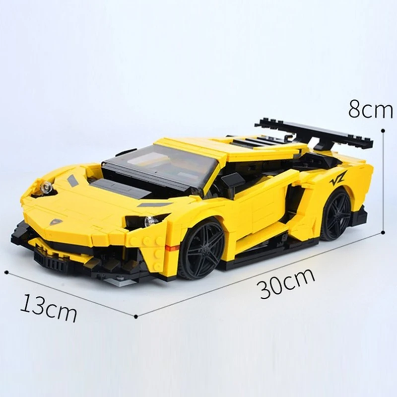 XingBao 03008 креативный MOC Technic серия Lamborghining набор автомобилей Обучающие строительные