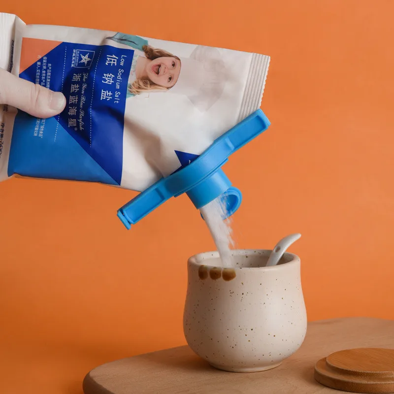 

Зажим для пищевых пакетов, многофункциональный влагостойкий зажим для упаковки закусок, сопло для разряда бытового молочного порошка