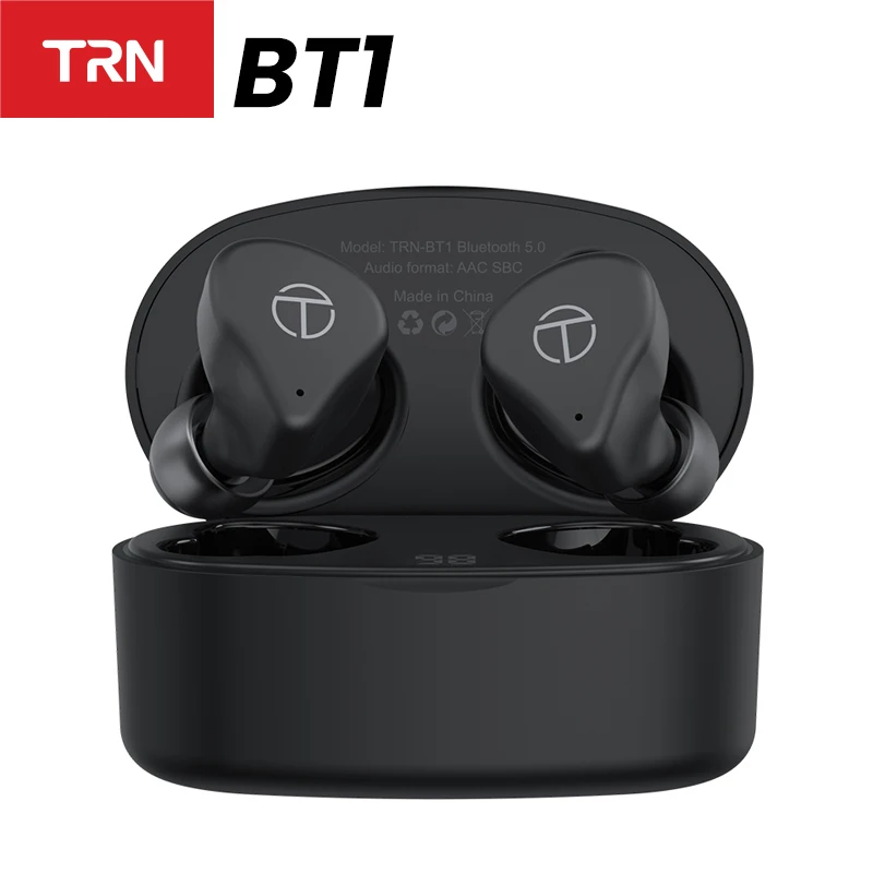 TRN BT1 настоящие беспроводные Гибридные Bluetooth наушники 1BA + 1DD 5 0 вкладыши с