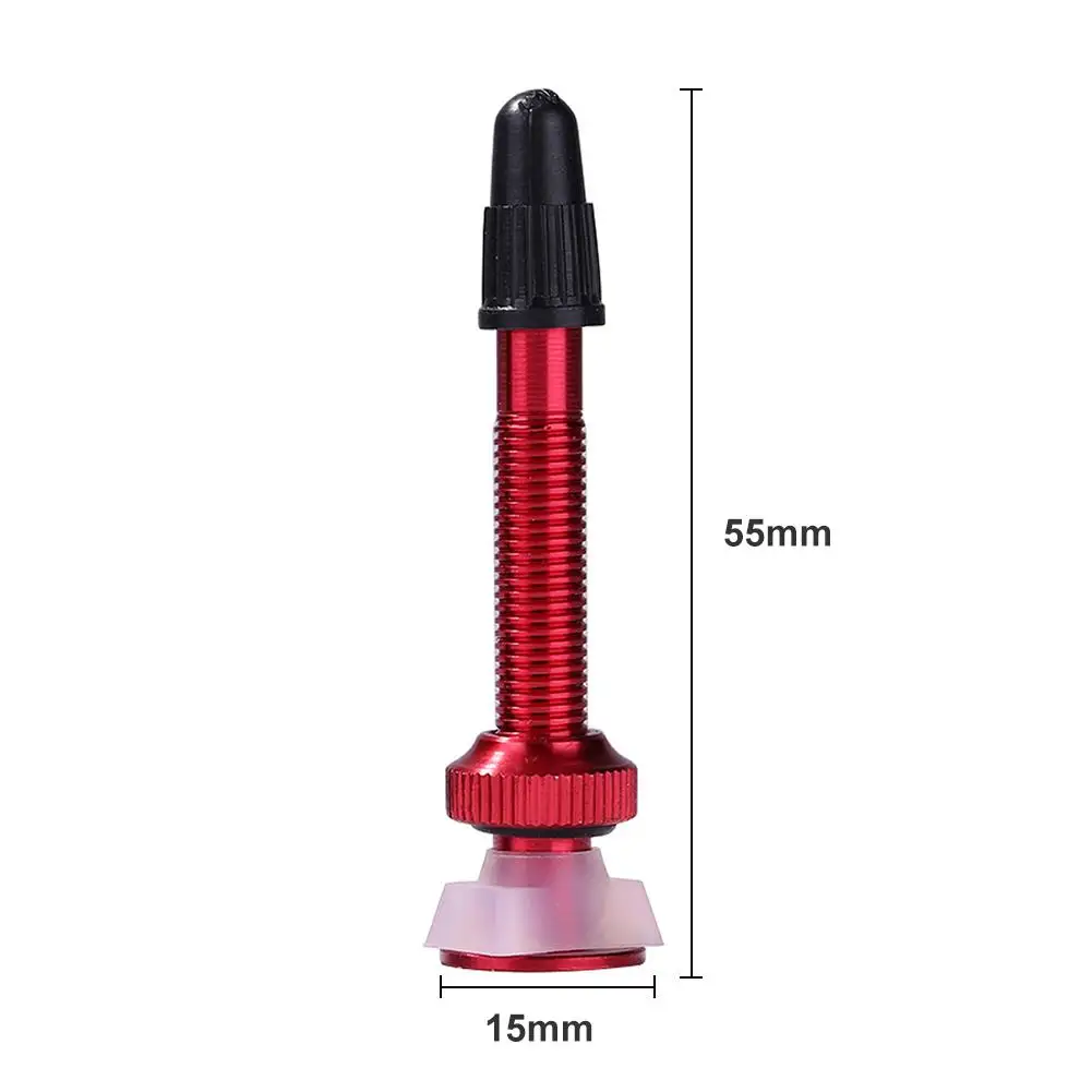 

1pc Aluminum alloy Bicycle Valve Environmentally Friendly Mountain Bicycle Tubeless Valve Tire Tyre Air Nozzle Presta Valve