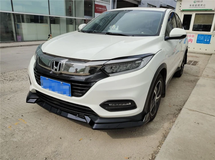 

For Honda HRV Body kit spoiler 2019-2020 For H-RV ABS Rear lip rear spoiler front Bumper Diffuser Bumpers Protector